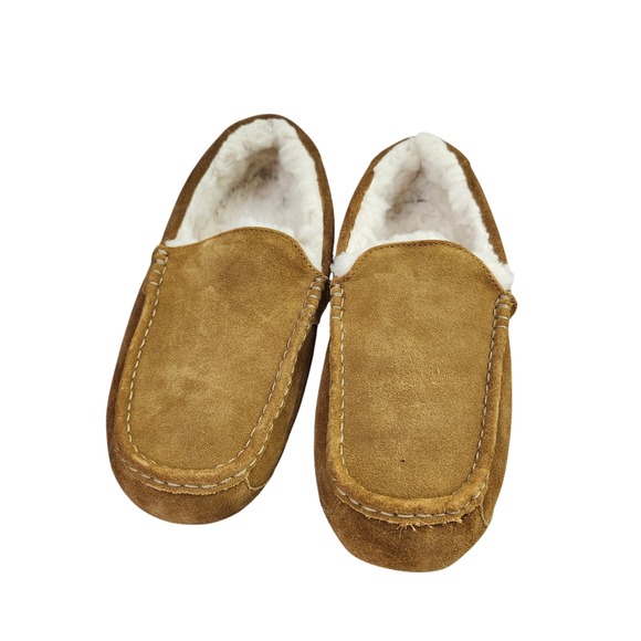 Koolaburra by UGG Womens Moccasin Slippers‎ Brown Suede Shearling Lined Sz 12 - Picture 10 of 10